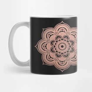 Rose gold mandala Mug